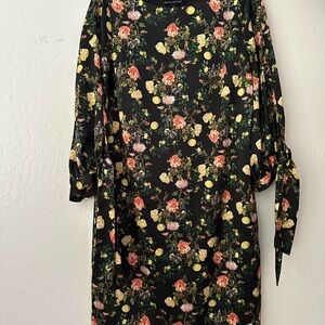 Banana Republic,  midi polyester floral dress
